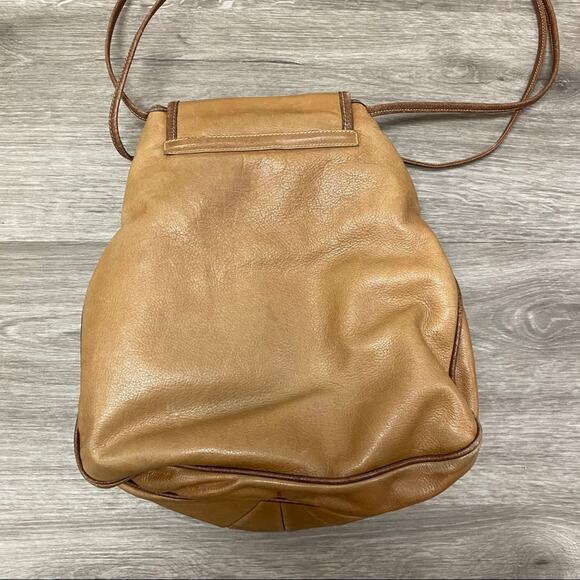 Gucci Vintage Leather Drawstring Bag Equestrian - Picture 7 of 14